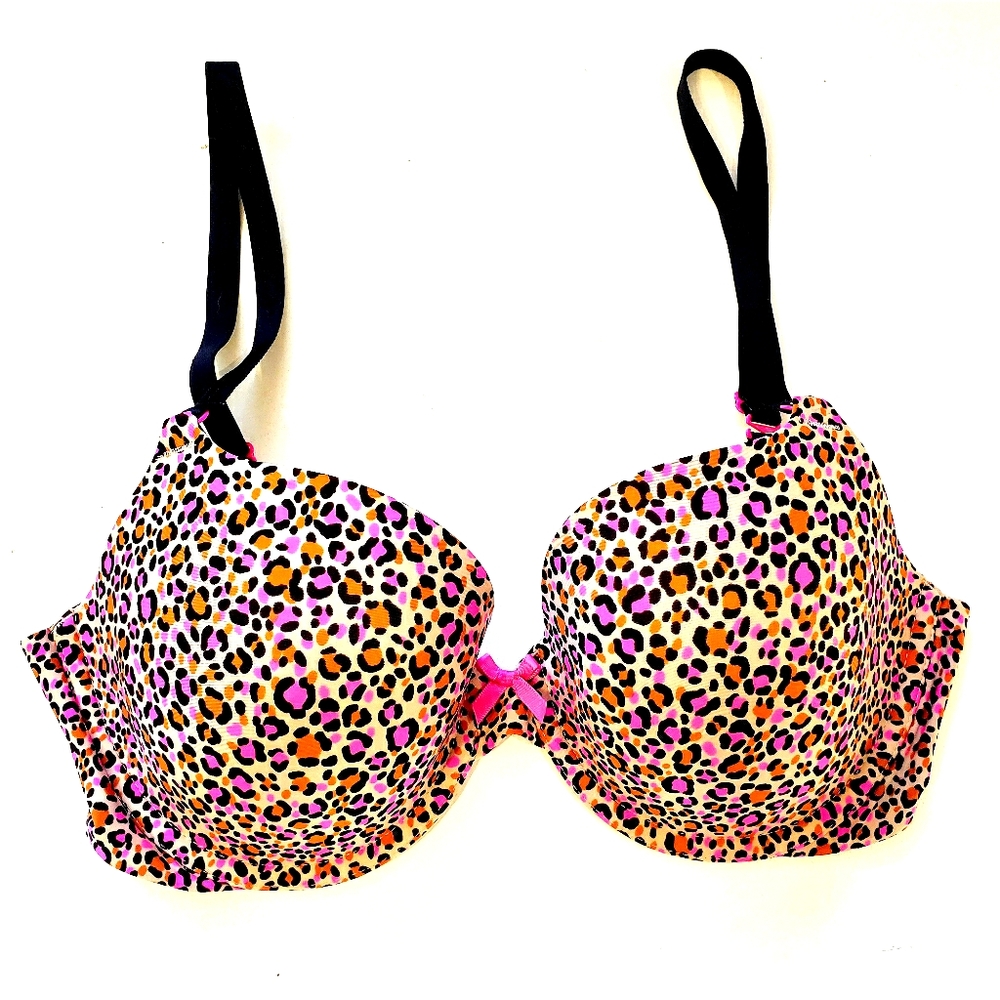 Victoria's Secret Leopard Print 32DD Demi Bra